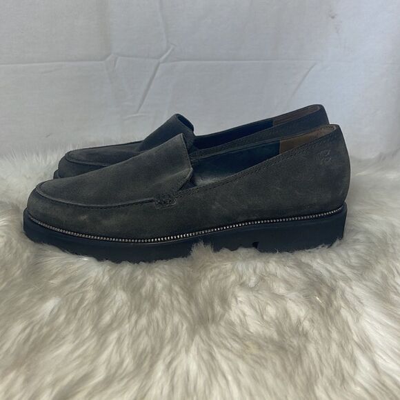 Paul Green Ariana Grey Suede Lug Sole Slip On Shoes Sz US 7.5 - Picture 4 of 7